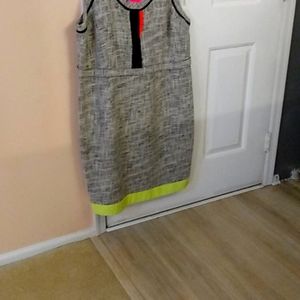 Dress.  Tahari "Juliet dress".  ..Fashion forward knee-length plus-size dress.